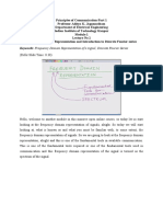 Keywords: Frequency Domain Representation of A Signal, Discrete Fourier Series