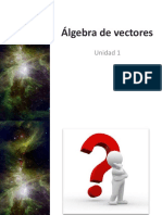 Álgebra de Vectores