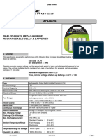 Sealed Nickel Metal Hydride Rechargeable Cells & Batteries: 1. Scope
