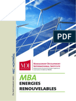 Mba Energies Renouvelables