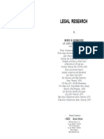 Legal Research (2002) - Rodriguez