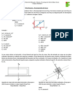 Ficha Resumo - Decomposição de Forças