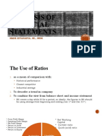 Analysis of Financial Statements: Made Gitanadya, Se., MSM