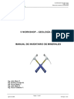 MANUAL DE INVENTARIO DE MINERALES 2014 250814 Rev INDICE