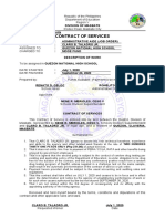 CONTRACT OF SERVICES - Deped - New - QUEZON NHS