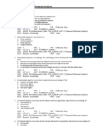 Chapter 16-Financial Statement Analysis: Multiple Choice