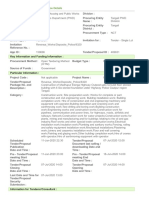 Key Information and Funding Information:: View IFT /PQ / REOI / RFP Notice Details