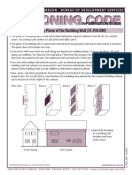 Determining Plane of The Building Wall (33.930.080) : City of Portland Oregon - Bureau of Development Services