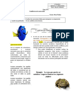 Lengua y Literatura. CONFLICTO EN LA NARRACIÓN. 8° Básico-3