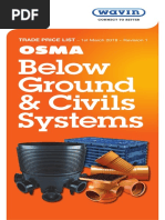 Below Ground & Civils Systems: Trade Price List