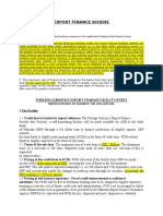 Export Finance Scheme: Foreign Currency Export Finance Facility (Fcef) 1.the Facility