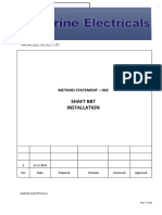 Shaft BBT Installation: Method Statement - 002