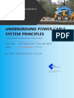 Underground Power Cable System Principles