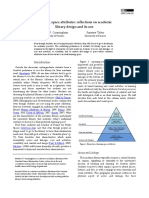 Learning Space Attributes: Reflections On Academic Library Design and Its Use