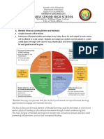 A. Blended Distance Learning (Online and Modular)