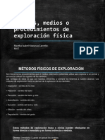 Métodos, Medios o Procedimientos de Exploración Física PDF