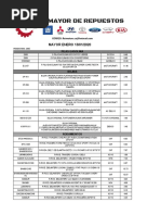 Lista Reimotors ENERO 13-1