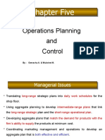 Operations Management-Chapter Five