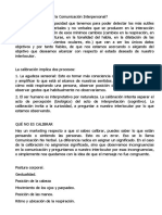 Qué Es Calibración en La Comunicación Interpersonal