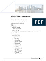 Policy Basics CLIs SD Wan