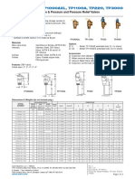 Model P1000AXL, TP1100A, TP220, TP3000: Temperature & Pressure and Pressure Relief Valves