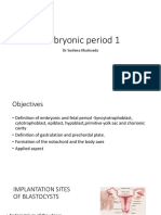 Embryonic Period For Medical Student