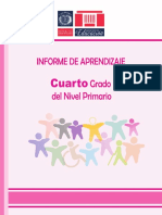 Informe de Aprendizaje 4to. Grado