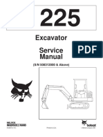 Excavator Service Manual: (S/N 508312000 & Above)