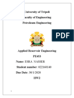 University of Tripoli Faculty of Engineering Petroleum Engineering