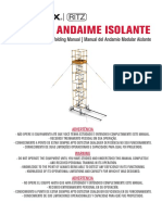 MI0042 MANUAL DO ANDAIME ISOLANTE Rev.b ESPAÑOL PDF