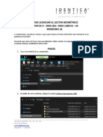 Licenciamiento Biometrico Windows 10