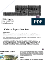 Cultura, Expressão e Arte