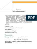 Tamaño de La Muestra Estadistica