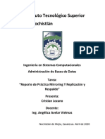 Reporte de Bases de Datos Espejo y Replicacion - 17050200 PDF