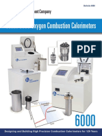 Series 6000 Oxygen Combustion Calorimeters: Parr Instrument Company