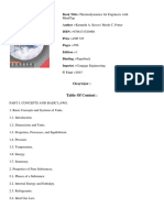 Overview:: Book Title:-Thermodynamics For Engineers With