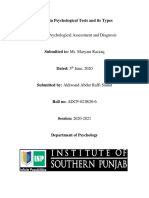 Norms in Psychological Tests and Its Types