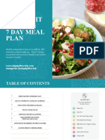 Simply Fit Society: 7 Day Meal Plan: Instagram @simplyfitsociety