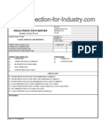 Cable Trench and Bedding Quality Control and Inspection Report Form