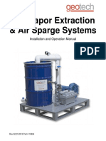 Soil Vapor Extraction & Air Sparge Systems: Installation and Operation Manual