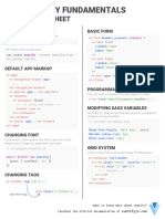 Vuetify Fundamentals: Cheat Sheet