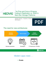 The Pros and Cons of Erasure Coding & Replication vs. RAID in Next-Gen Storage Platforms