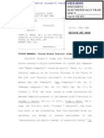 Trump v. Vance - Denial of Stay - August 21, 2020