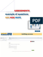 Hogan Assessments HDS: Example of Questions