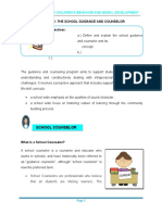 Chapter 1-The School Guidance and Counselor