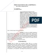 Pericia Psicológica Revela Una Personalidad Del Imputado Que Genera Riesgo de Fuga (RN 6-2019, Lima)