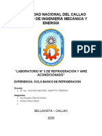 Lab N3 Refrigeracion y Aire Acondicionado