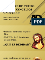 La Deidad de Cristo en Los Evangelios