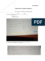 Examen Final Organica I 2020-A