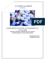 Advanced Academy: Comparitive Study of Commercial Antacids